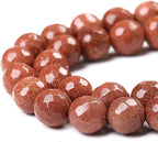 90pcs 4mm Natural Gold Sandstone Beads Faceted Stone Energy Healing Beads for Jewelry MakingDIY Bracelet Necklace Accessories 15" (4mm, Faceted Gold Sandstone)