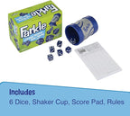 PlayMonster Farkle Dice Game — Exclusive Premium Dice Cup — Family Game Night — Easy to Shake and Slam — for Ages 8+