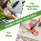 Titanium Cutting Board - 2025 New Upgrade 100% Pure Titanium Cutting Boards for Kitchen Double Sided Non Toxic Cutting Board,Hygiene Durable Dishwasher Safe Chopping Board (M:13.38IN*9.05IN)
