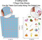 Summer Party Bingo Game Cards(24 Players), Hawaiian Bingo Card for Family Friend Adult, Large Group Holiday Beach Party Activity Favor Decoration Supplies -008