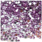The Crafts Outlet 1,440pc Rhinestones Round 3mm (10ss) Flatback Orange