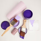Dixie Belle Paint Company Chalk Finish Furniture Paint - Amethyst (4oz) - Matte Deep Purple Chic Chalk Mineral DIY Furniture Paint