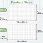 6 Sheet Double-Sided Foam Adhesive Squares, 2 Sizes 3D Square Foam Tape for Crafts, Pre-Cut Foam Mount Adhesive Strips for DIY, Scrapbooks, Office - 990pcs