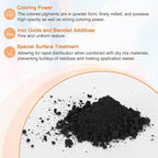 HARFINGTON Iron Oxide Powder Concrete Pigment 500 Mesh 3.5oz (100g) Iron Oxide Grout Pigment for Pastel Tile Paint Concrete Cement, Jet Black
