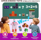 Magnetic Blocks 150 PCS Magnetic Building Blocks, 3+ STEM Montessori Sensory Toys, Magnetic Cube for for 3 4 5 6 7 8 9 10 11 12 8-12 Years Old Boys & Girls Birthday Gifts