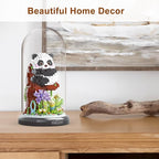 Panda Flower Building Set for Adult Party Favors for Kids Animal Building Blocks Plant Friend Set Bonsai Tree Valentines New Year Easter Birthday Gift for Boys Girls Age 6-12+(Panda Succulent)