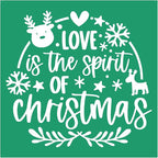 JAAJDO Reusable Silk Screen Stencil for Painting on Wood, Christmas Pillow Covers, Window Decor, Hand Towels, T-Shirt - Mesh Transfers Adhesive Stencils for Crafts