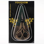 Sharp Detail Scissors with Case Embroidery Crafting Sewing Scissor for Needlework Threading Craft Artwork DIY Tools, Vintage Little Precision Shears