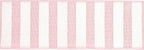 MEEDEE Pink Striped Burlap Ribbon - 2.5 Inch Wired Ribbon for Baby Girl Wreaths & Cakes, 10 Yards
