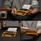 ENJBRICK Typewriter Building Set Compatible with Lego for Adults,Ideas Cute Building Toys for Girls 8-14 Years,Christmas Toys for Kids