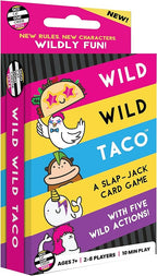 Wild, Wild Taco – by Taco Cat Goat Cheese Pizza - Hilarious, Fast-Paced Slap-Jack Card Game for Kids, Teens, and Adults. Family Friendly Party Game. Great Gift for Kids Ages 7+, 2-8 Players, 10 min