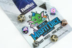FanRoll Mystery Misfit Baby Metal: Bag of 7 Assorted Mini Polyhedral Metal Dice