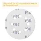 150PCS 800 Grit Gold Sanding Discs, 5-Inch 8-Hole Sandpaper for Random Orbital Sander, for Automotive or Woodworking