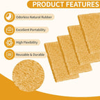 12 Pcs Rubber Cement Eraser - Glue and Residue Eraser Rubber Cement Cleaner for Removing Adhesive & Residues from Paper Plastic and More