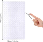 Outus 2400 Pieces Foam Dots Dual-Adhesive 3D Foam Tapes Pop Dots Adhesive Mount for Craft DIY Art or Office Supplies, 12 Sheets, Round (0.4 Inch)