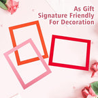 HOTUO 10 Pack Acid Free Colorful Picture Frame Mats, Pre-Cut 11x14 Picture Mats with Ivory Core Bevel Cut for 9x12 Photo, Signature Friendly 4 Ply Thickness Photo Mat for Frames.