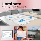 Matte Laminating Sheets 9 x 11.5 Inches, 3 Mil Thick, 50 Pack,Clear Anti-Glare 8.5 x 11 Matte Thermal Laminating Pouches for Letter Size (50)