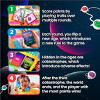 Doomlings - A Delightful Card Game for The End of The World - Best New Strategy Card Game for Kids, Adults & Teens | 2-6 Players | Perfect for Families and Travel | Easy to Learn (Deluxe Edition)