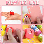 Paper Punches, Punch Craft Set Punches, Hole Punch Shapes Scrapbooking Supplies for Kindergarten Teacher Office Supplies and DIY Arts (Cute 2pcs + Mini 15pcs)