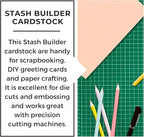 PA Paper Accents Stash Builder Textured Cardstock 8.5" x 11" Textured Berry Smoothie, 65lb colored cardstock paper for card making, scrapbooking, printing, quilling and crafts, 25 piece pack