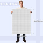 30 Pack 24" x 36" Large Graph Paper Bulk Graph Paper Pad Large Grid Paper Sheet Graph Paper Grid Paper Graph Paper for Drafting Engineering Blueprint Drawing Architect Designer Mathematician