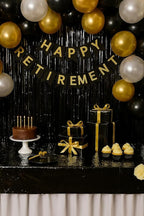 Anderson's Black Shiny Metallic PVC Roll: 47" x 100' Flame-Resistant Event Decor for Weddings, Parties, Photo Booths, Gift Wrap, Table Covers, Backdrops, Crafts & Holiday Decorations