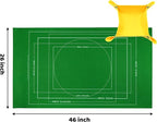 Portable Puzzle Mat Roll Up - with 9 Glue Sheets, Sorting Trays, Hand Pump, Inflatable Tube, and Storage Bag - Perfect for Kids and Adults (Green, 1500pcs)