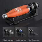 LONGER Laser Engraver Ray5 5000mW Engraver Machine with Air Assist Kit DIY CNC Laser Cutter Tool for Metal Glass Wood Working Area 15.7 "x15.7" with 4-in-1 Rotary Roller Kit