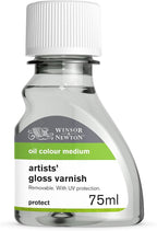 Winsor & Newton Professional Artists' Gloss Varnish, 75ml (2.5-oz) Bottle