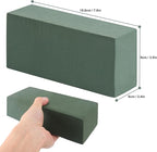 IHDYPPEW 16 PCS Green Floral Foam Blocks, 7.8"L x 2.4"W x 3.54"H Floral Foam for Flower Arrangements, Dry and Wet Florist Foam for Flowers, Flower Foam Bricks for Flowers Business, Outdoor, Weddings