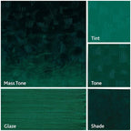 Tusc & Pine Artist Oil Paint - Phthalo Green, 40 ml, Non-Yellowing, Rich & Creamy Consistency, Maximum Pigment Load, Small Batch Milled Oil Paints Made in the USA for Professional Artists