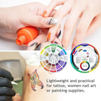 Mcbazel 3 Pieces Color Mixing Guides Wheel, Paint Mixing Learning Guide Art Class Teaching Tool for Makeup Blending Board Chart Mix Colours (3 Sizes)