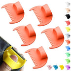 2mm-6mm Seam Guide for Hand Sewing Edge Lockranding Tool 5 PCS Set for Leather/Fabric/Craft Sew, Orange