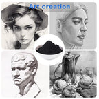 Pure Graphite Powder, 44-Micron Ultra-Fine Graphite Powder, Excellent Dry Powdered Graphite's Lubricant, Amazing Artistic Powdered Graphite's for Sketching, Drawing, Pencils, Locks - 8 oz