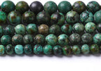 8mm 90pcs Natural African Turquoise Stone Beads for Jewelry Making Round Loose Gemstone Beads DIY Bracelet Necklace Earrings 32" 2 Strands