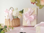 HUIHUANG Pink Satin Ribbon 1-1/2 inch x 100 Yards Light Pink Double-Faced Satin Ribbon for Flower Bouquet, Gift Wrapping, Eternal Roses, DIY Crafts, Bridal Shower Wedding Decor