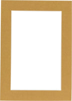 8x10 Mat for 6x8 Photo - Precut Rattan Beige Picture Matboard for Frames Measuring 8 x 10 Inches - Bevel Cut to Display Art Measuring 6 x 8 Inches - Acid Free ONE MAT with Backing Board & Clear Bag