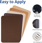 HTVRONT Iron on Patches for Clothing Repair, Fabric Patches for Clothes, Repair Decorating Kit, Iron on Patches (Browns)