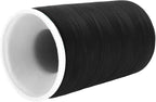 Mandala Crafts Bonded Nylon Thread Black Heavy Duty Sewing Threads - 415 YDs Size 346 210D T350 Tex 350 Thread for Leather Jeans Weaving Outdoor Marine Upholstery Threads