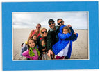 8x10 Mat Bevel Cut for 5.5x8.5 Photos - Acid Free Bay Blue Precut Matboard - For Pictures, Photos, Framing - 4-ply Thickness