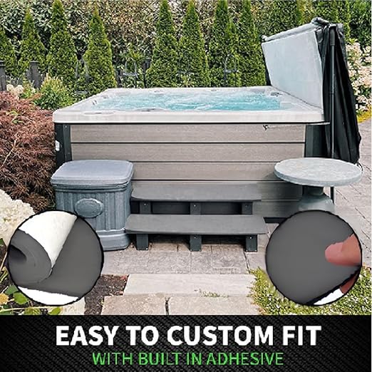 XCEL Foam Roll with Self Adhesive – Gray, 72" x 17" x 1/4" Closed Cell Foam Rubber Water Resistant Padding Sheet – Home, Marine, Garage, Auto Insulation & Cosplay (Gray, 72" x 17" x 1/4")