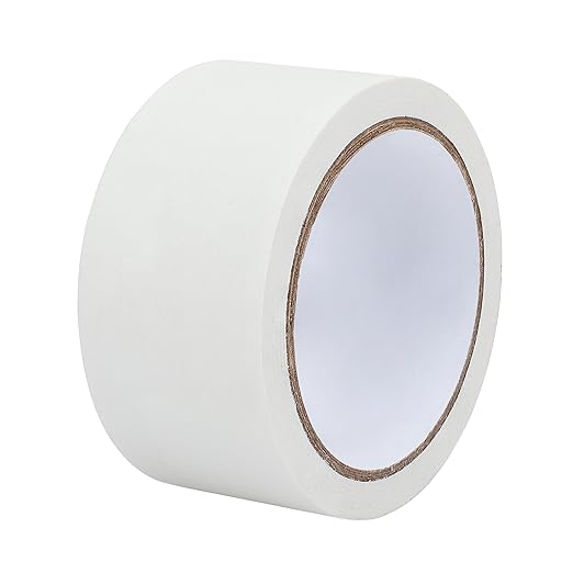 Cloth Bookbinding Repair Tape Cloth Book Repair Tape 2 Inch by 33 Feet Self Adhesive Non Reflective Fabric Tape for Old Books Antique Books Daily Supplies (White)