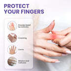 20 PCS Gel Finger Sleeve Protectors - Silicone Finger Sleeves with Lavender Extract - Finger Cots Bandages Provide Relief for Finger Cracking, Corns, Blisters and Calluses Protect (Purple)