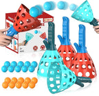 Bennol Outdoor Game Toys for Kids Boys with 20 Balls, Pop Pass Catch Ball Game Outside Toys Gifts for 3 4 5 6 7 8+ Year Old Teens, Outside Outdoor Play Gifts for Kids Boys Ages 3-5 4-8