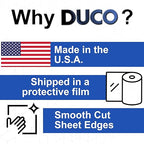 Duco USA-Made Clear Cast Acrylic Sheet 1/8 Inch Thick 24" x 48" - 2 Pack of Transparent Plexiglass Sheet - Lightweight Acrylic Board for Window Replacements, Displays, Signs, and More