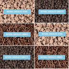 Sweets Indeed Dye-Free Chocolate Sprinkles – 2.75 oz 6-Cell Mix with Jimmies, Star Shapes & Confetti Circles | Natural Brown Sprinkle Set for Cookies, Cakes, Cupcakes & Dessert Decorating