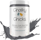 Chalky Chicks All-in-One Chalk Paint for Furniture or Cabinet - 32Fl Oz- Matte Finish Nailed It (Blueish Gray) for Metal, Wood Furniture Paint - No Sanding All-in-One for Home Decor & Crafts, USA Made