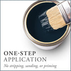 AMY HOWARD AT HOME Chalk-Based One Step Paint for Furniture, Cabinetry, Decor, Finish, and More | No Stripping, Sanding, or Priming | Dark Base | 32 Ounce | Midnight Dreams
