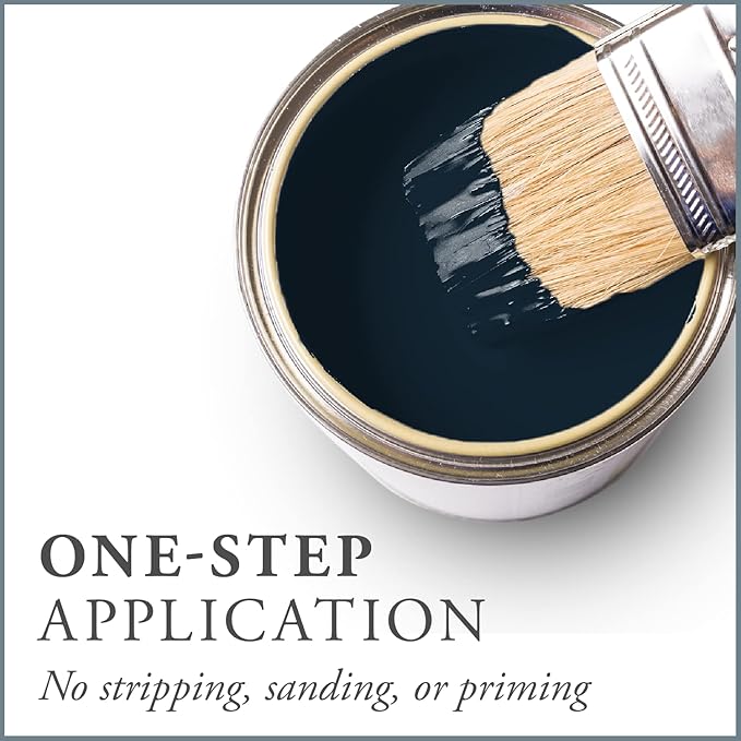 AMY HOWARD AT HOME Chalk-Based One Step Paint for Furniture, Cabinetry, Decor, Finish, and More | No Stripping, Sanding, or Priming | Dark Base | 32 Ounce | Midnight Dreams