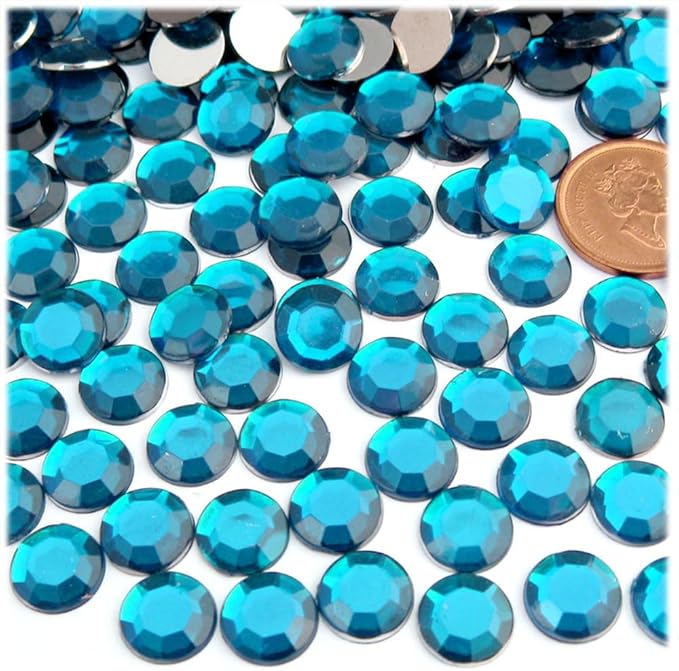 The Crafts Outlet 144pc Rhinestones Round 10mm - Multi Assortment